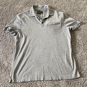 Banana Republic gray polo